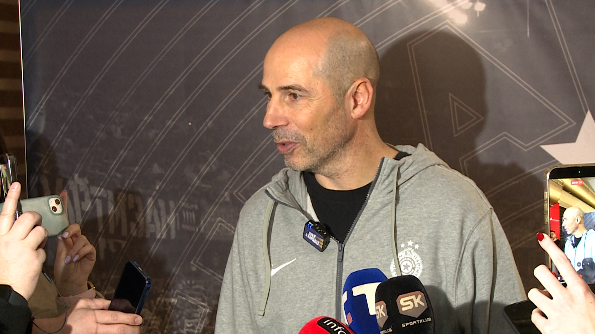 Beograd, Đoan Penjaroja, trener KK Partizan, za nas je najvaznije da se drzimo plana i nastavimo da igramo dobru kosarku ENG